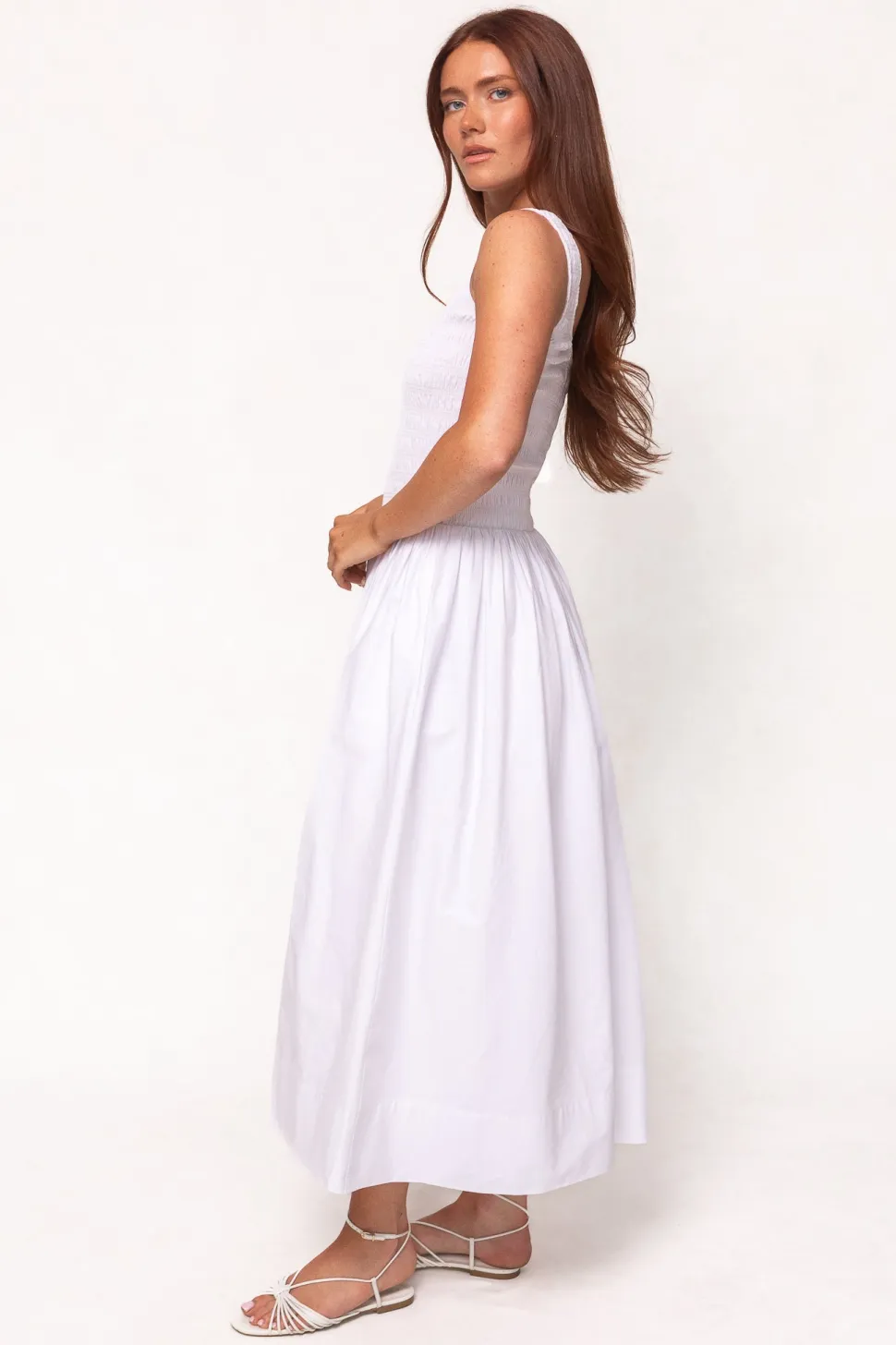 Marlow Dress in White