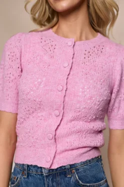 Michaela Cardigan in Pink