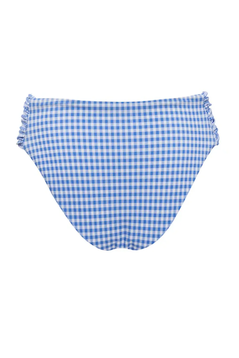 Mid Rise Ruched Bottom in Blakely Gingham