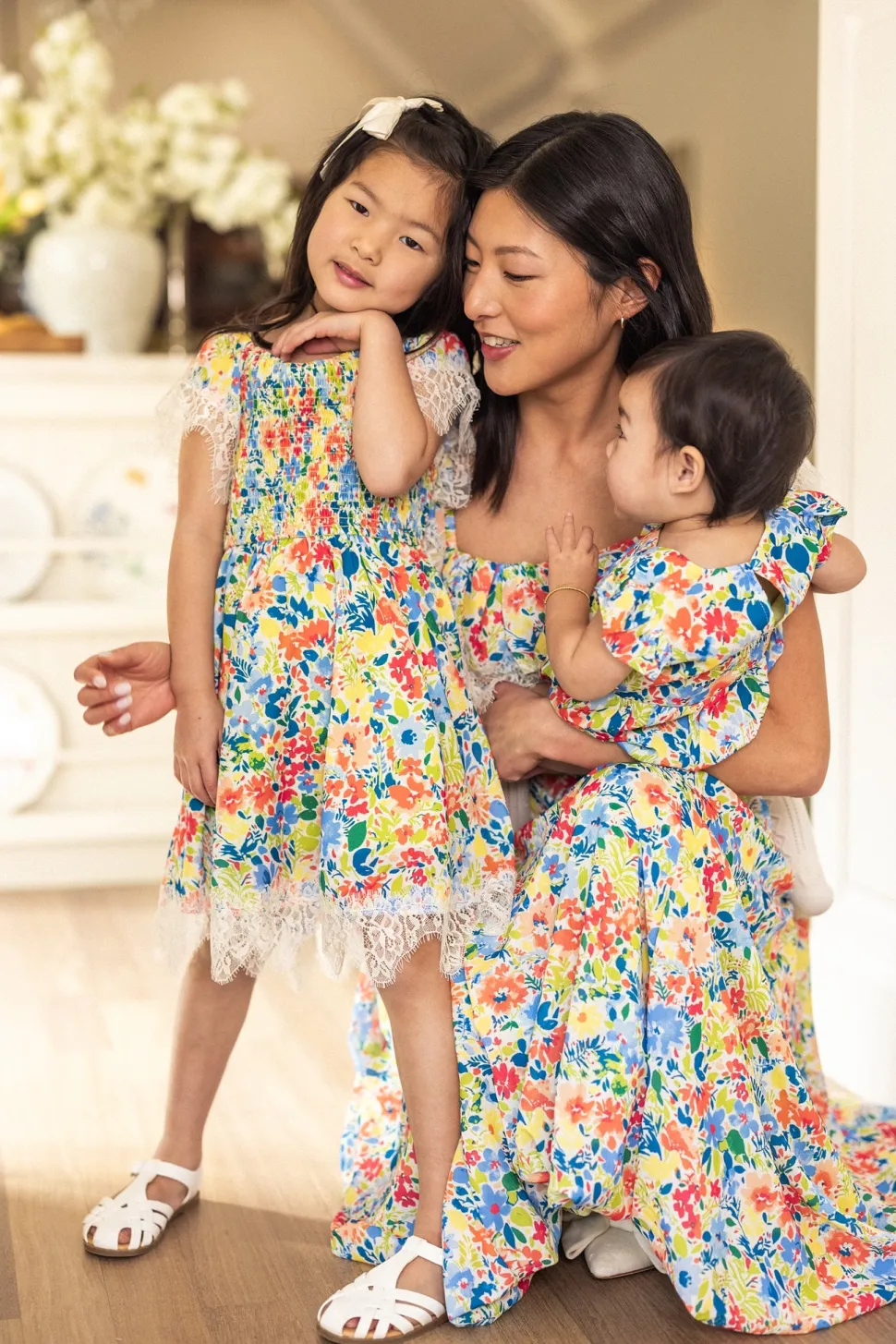 Mini Ada Dress in Vibrant Yarrow Print
