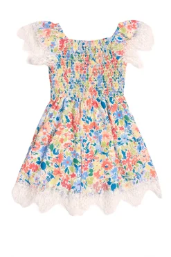 Mini Ada Dress in Vibrant Yarrow Print