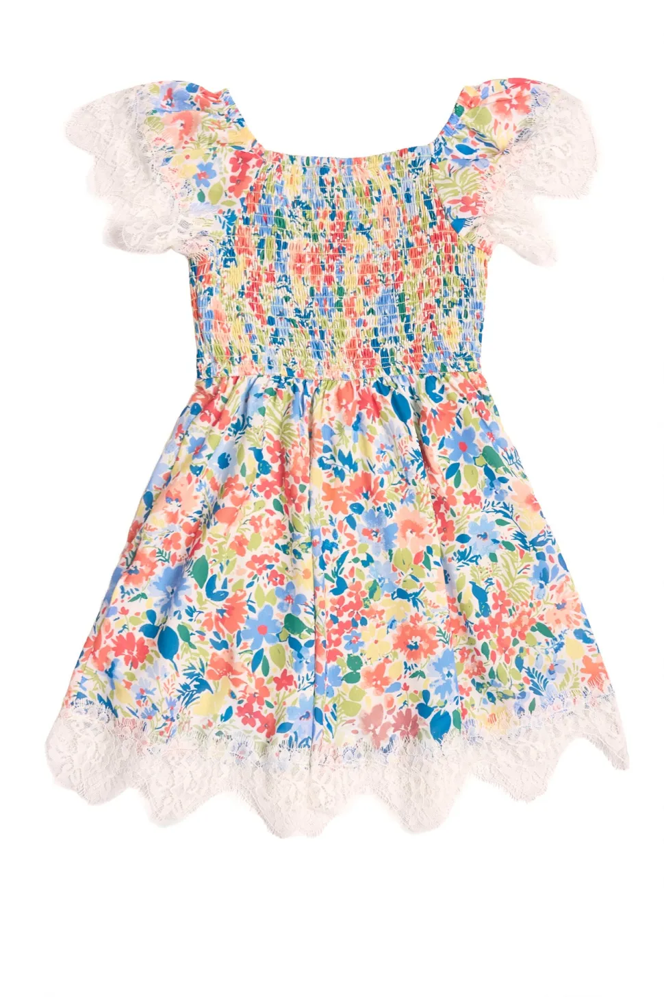 Mini Ada Dress in Vibrant Yarrow Print