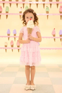 Mini Addy Dress in Light Pink