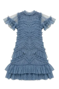 Mini Adriana Dress in Blue