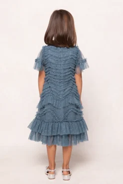 Mini Adriana Dress in Blue
