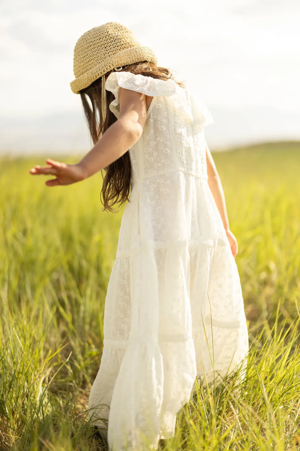 Mini Alaina Dress in Ivory