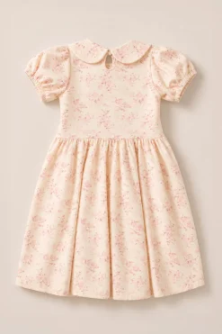 Mini Alayna Play Dress in Banana Creme Aquarelle Fleur