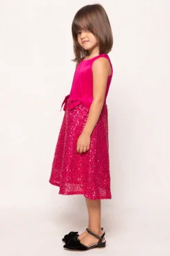 Mini Alexis Dress in Fuchsia