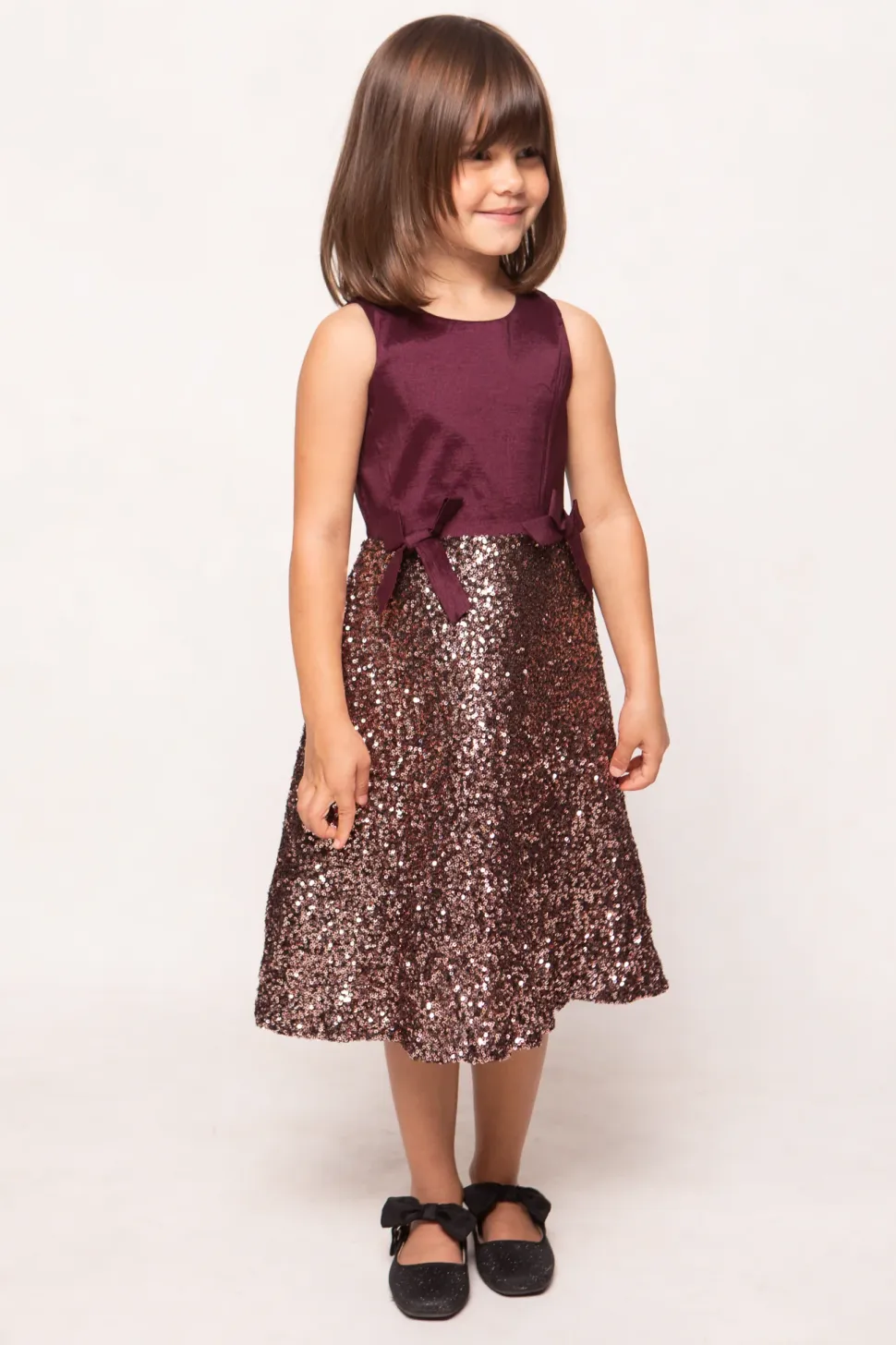 Mini Alexis Dress in Wine