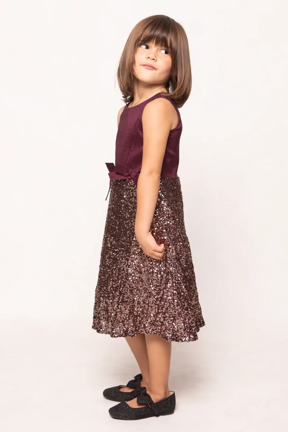 Mini Alexis Dress in Wine