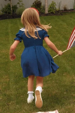 Mini Alice Dress in Navy