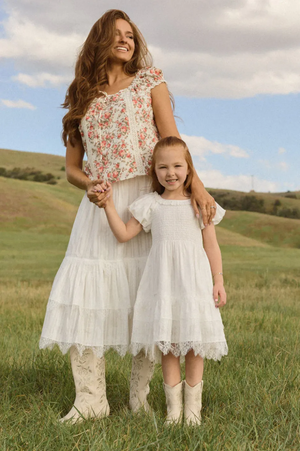 Mini Annalise Dress in Reverie Dobby