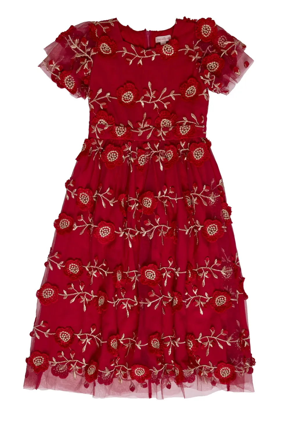 Mini Athena Dress in Red