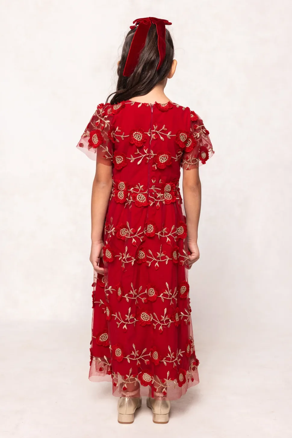 Mini Athena Dress in Red