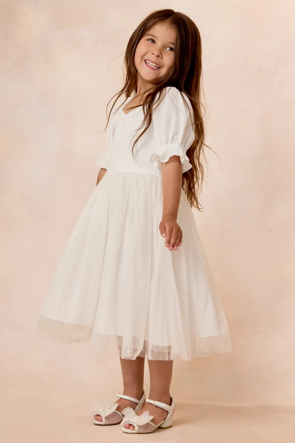 Mini Ballerina Dress in White