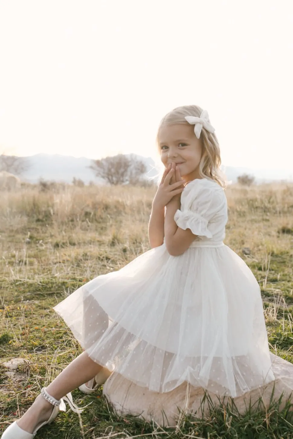 Mini Ballerina Dress in White
