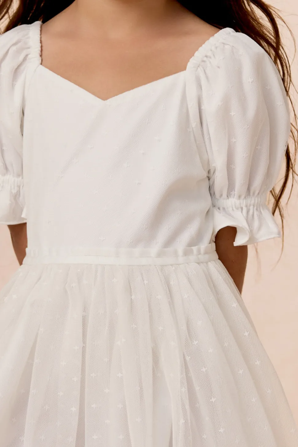 Mini Ballerina Dress in White