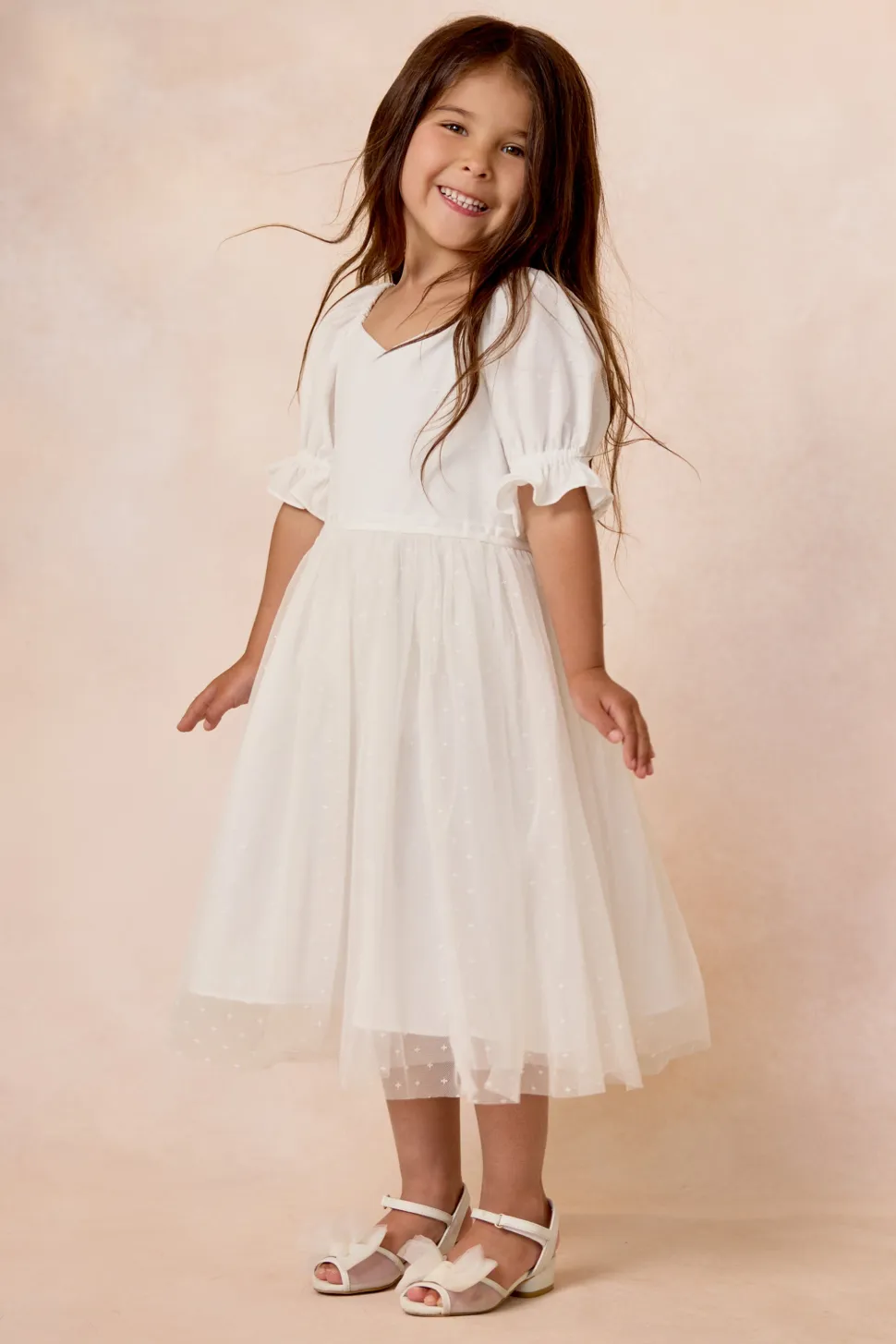 Mini Ballerina Dress in White