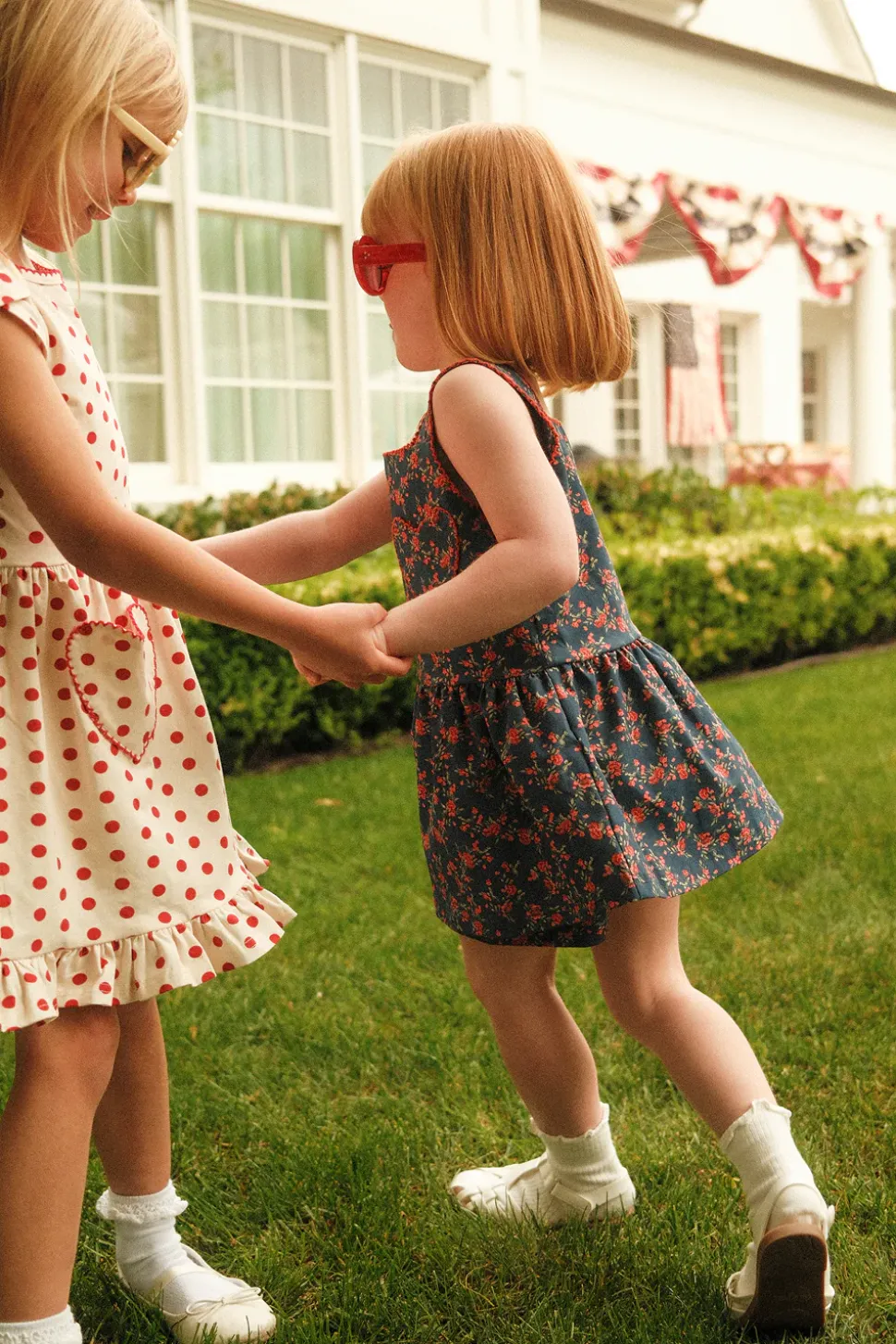 Mini Blair Set in Midnight Vibrant Chintz