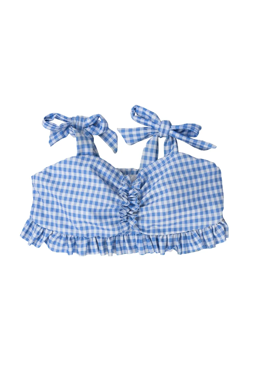 Mini Brandi Bandeau Top in Blakely Gingham
