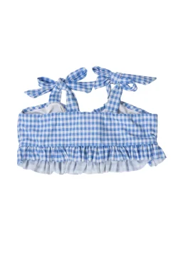 Mini Brandi Bandeau Top in Blakely Gingham