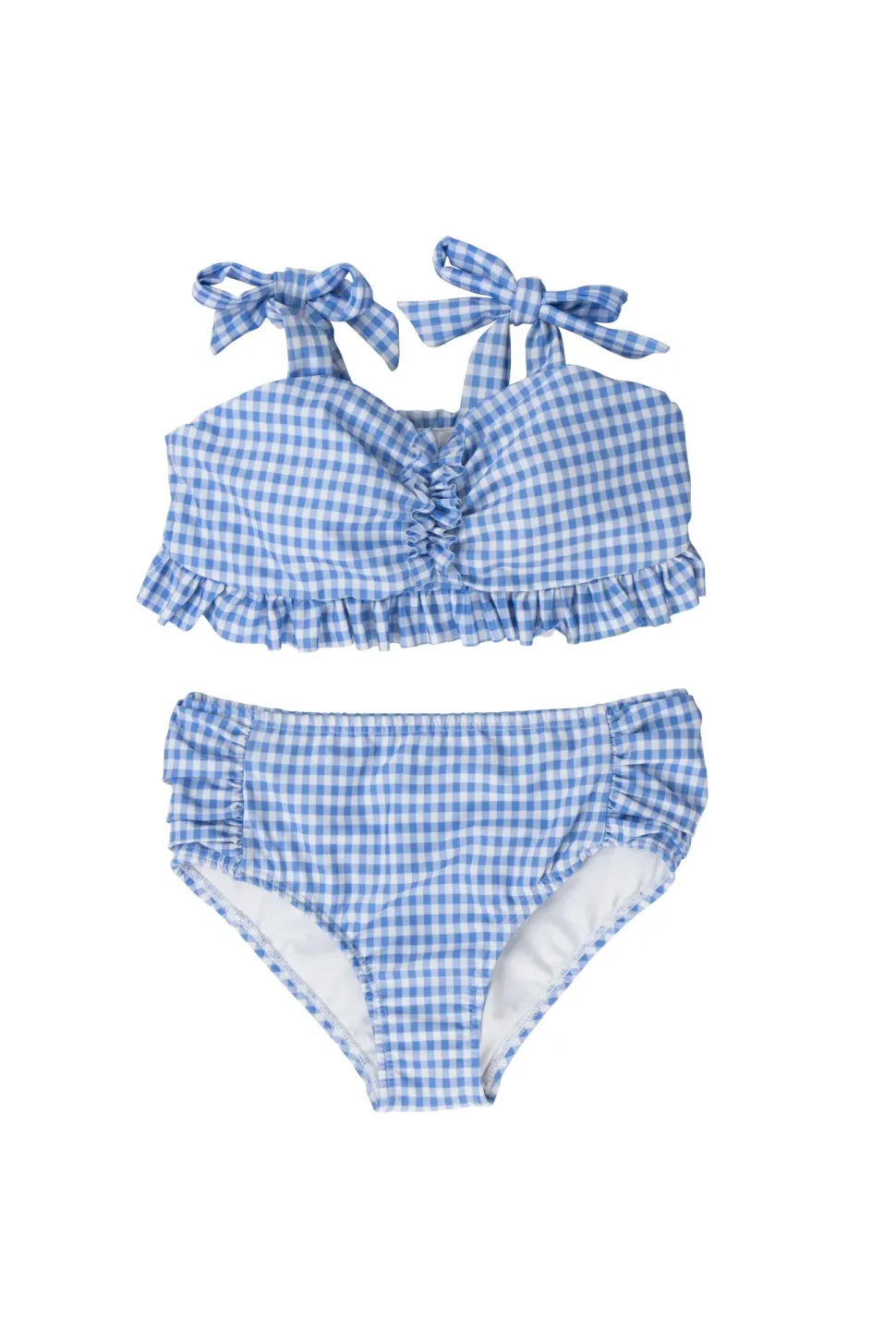Mini Brandi Bandeau Top in Blakely Gingham