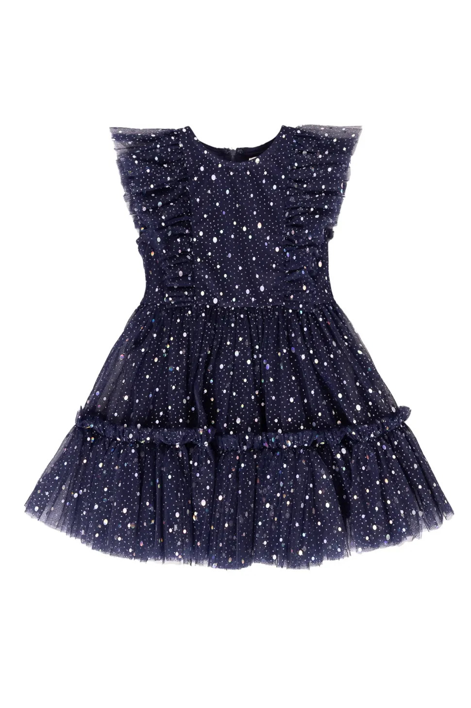 Mini Brynlee Dress in Sparkling Stars Navy