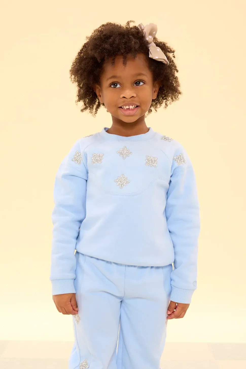 Mini Casey Crewneck Sweatshirt in Light Blue