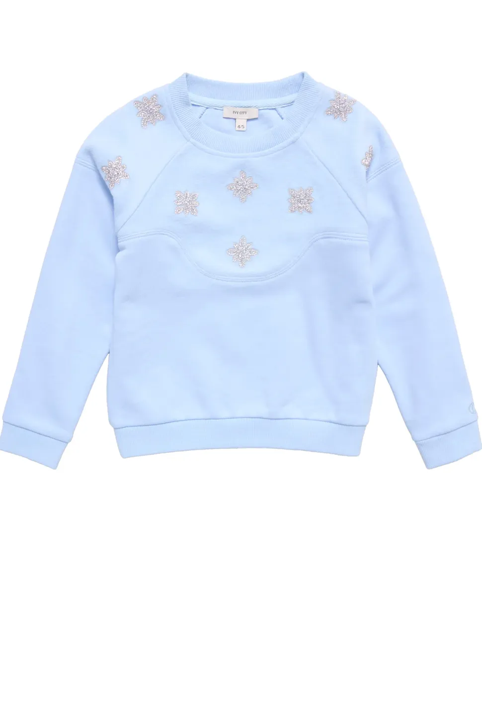 Mini Casey Crewneck Sweatshirt in Light Blue