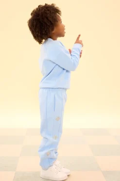 Mini Casey Crewneck Sweatshirt in Light Blue