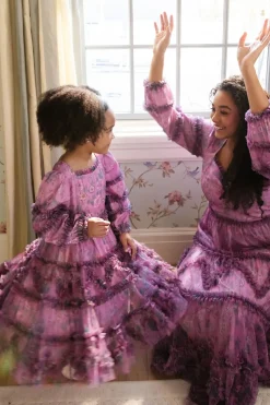 Mini Catherine Dress in Climbing Vine Bloom