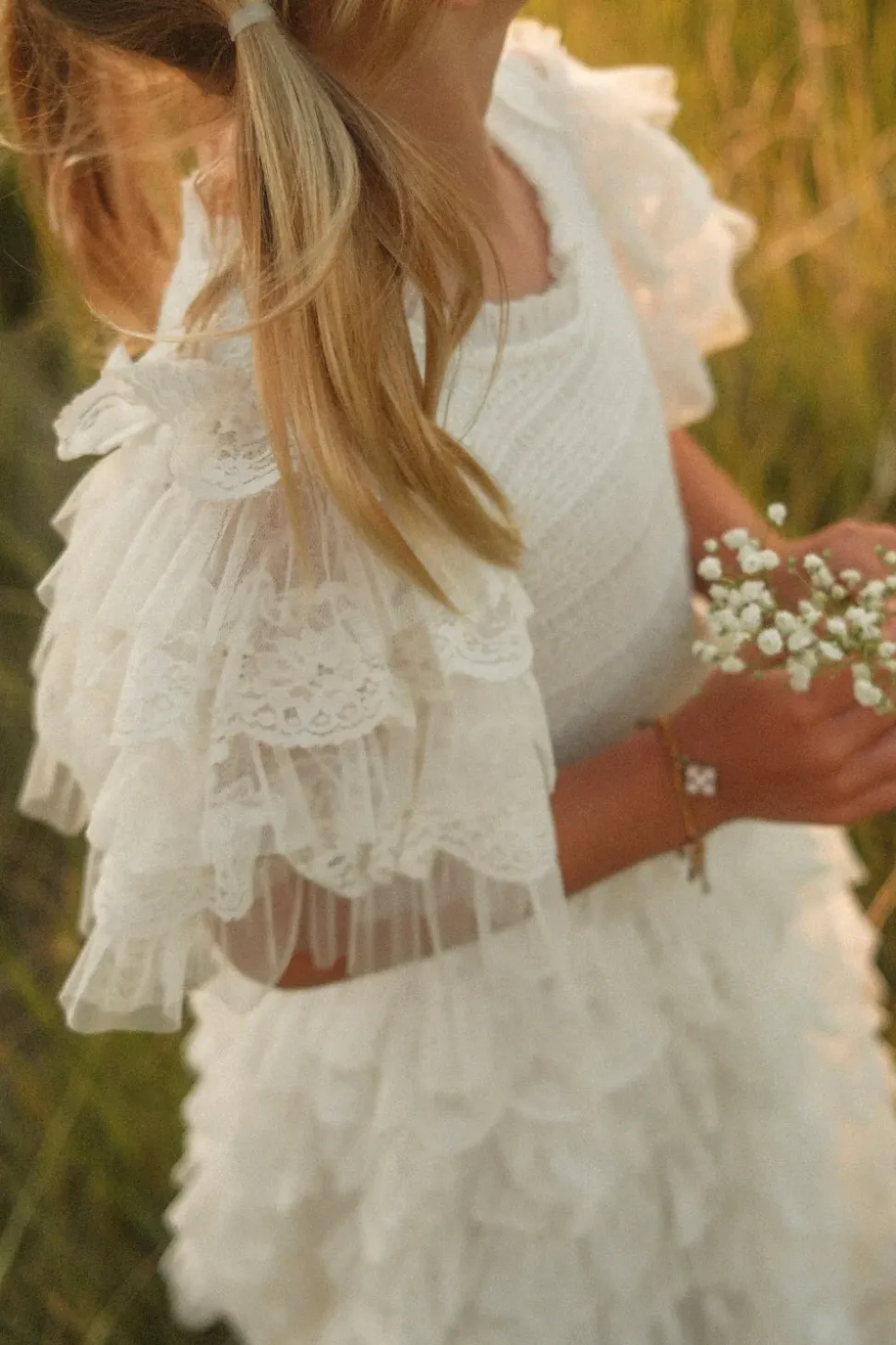 Mini Cindy Dress in White