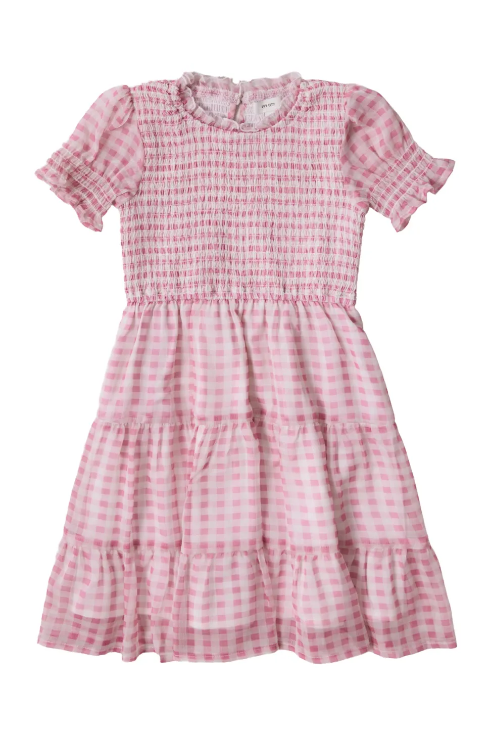 Mini Cordelia Dress in Desert Rose Gingham