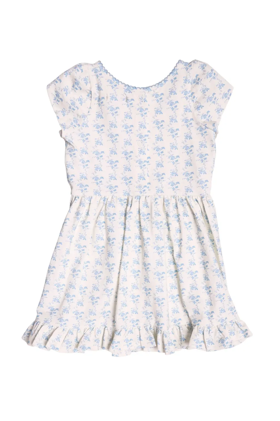 Mini Dream Play Dress in Ivory Porcelain Fleur
