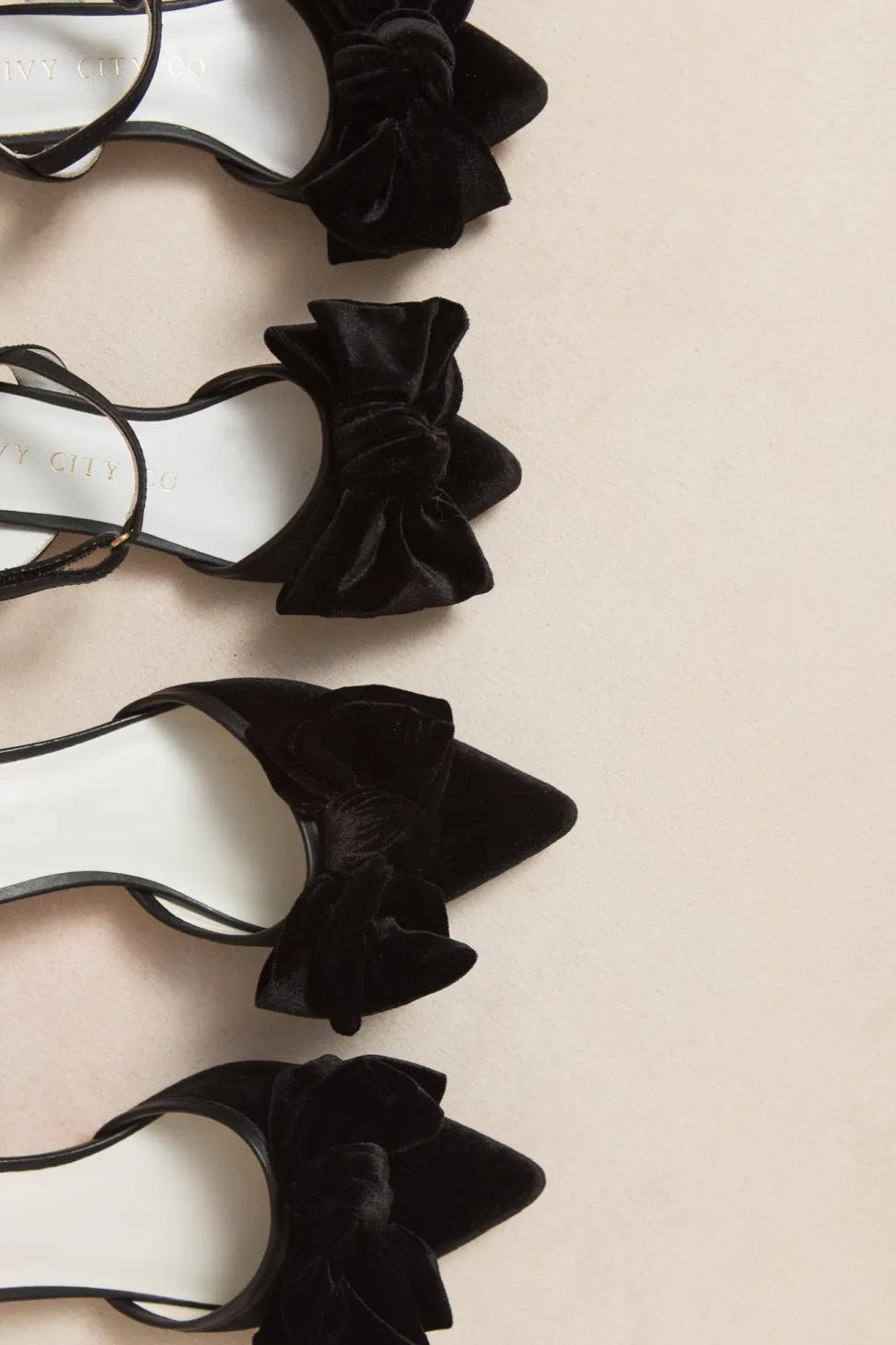 Mini Eloise Bow Heel in Black