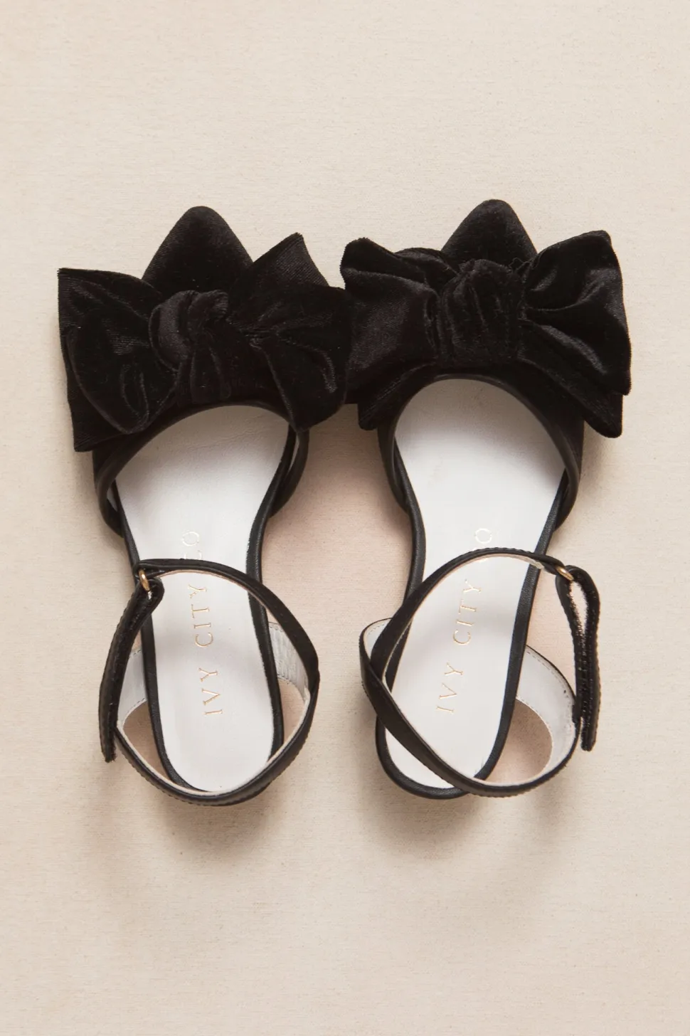 Mini Eloise Bow Heel in Black