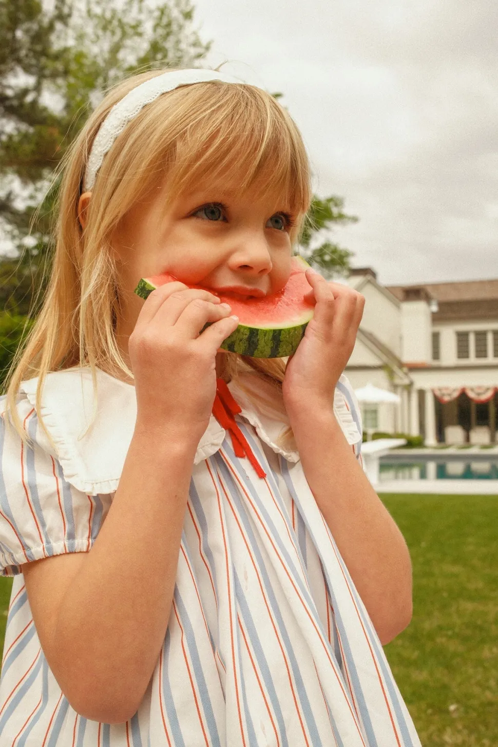 Mini Emery Dress in Heritage Stripe