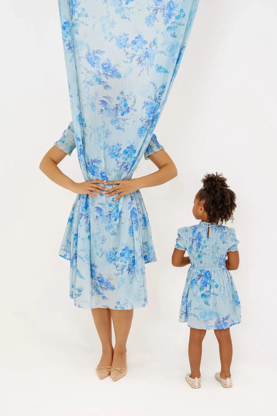 Mini Flynn Dress in Aquarelle Fleur
