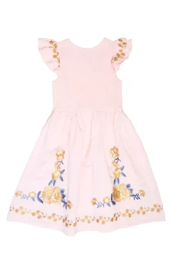 Mini Hattie Dress in Embroidered Spring Floral