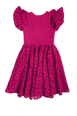 Mini Hattie Dress in Magenta