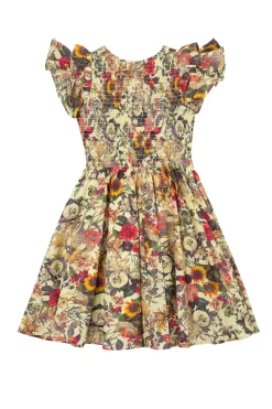 Mini Hattie Dress in Rose Vine