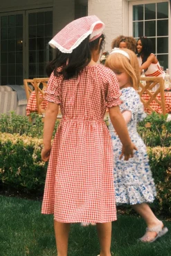 Mini Jessie Dress in Red Gingham