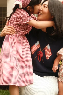 Mini Jessie Dress in Red Gingham