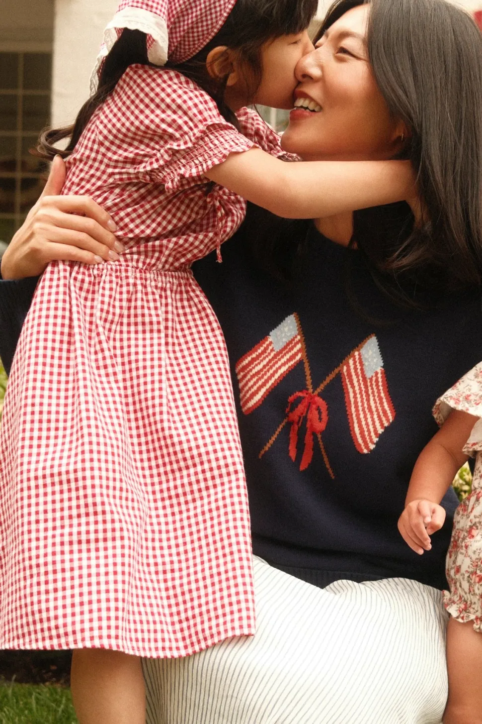Mini Jessie Dress in Red Gingham