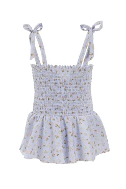 Mini Maggie One Piece in Blue Ditsy Floral