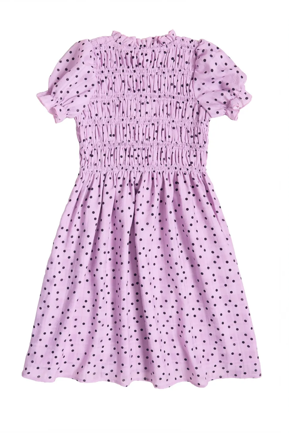 Mini Marcell Dress in Purple Polka Dot