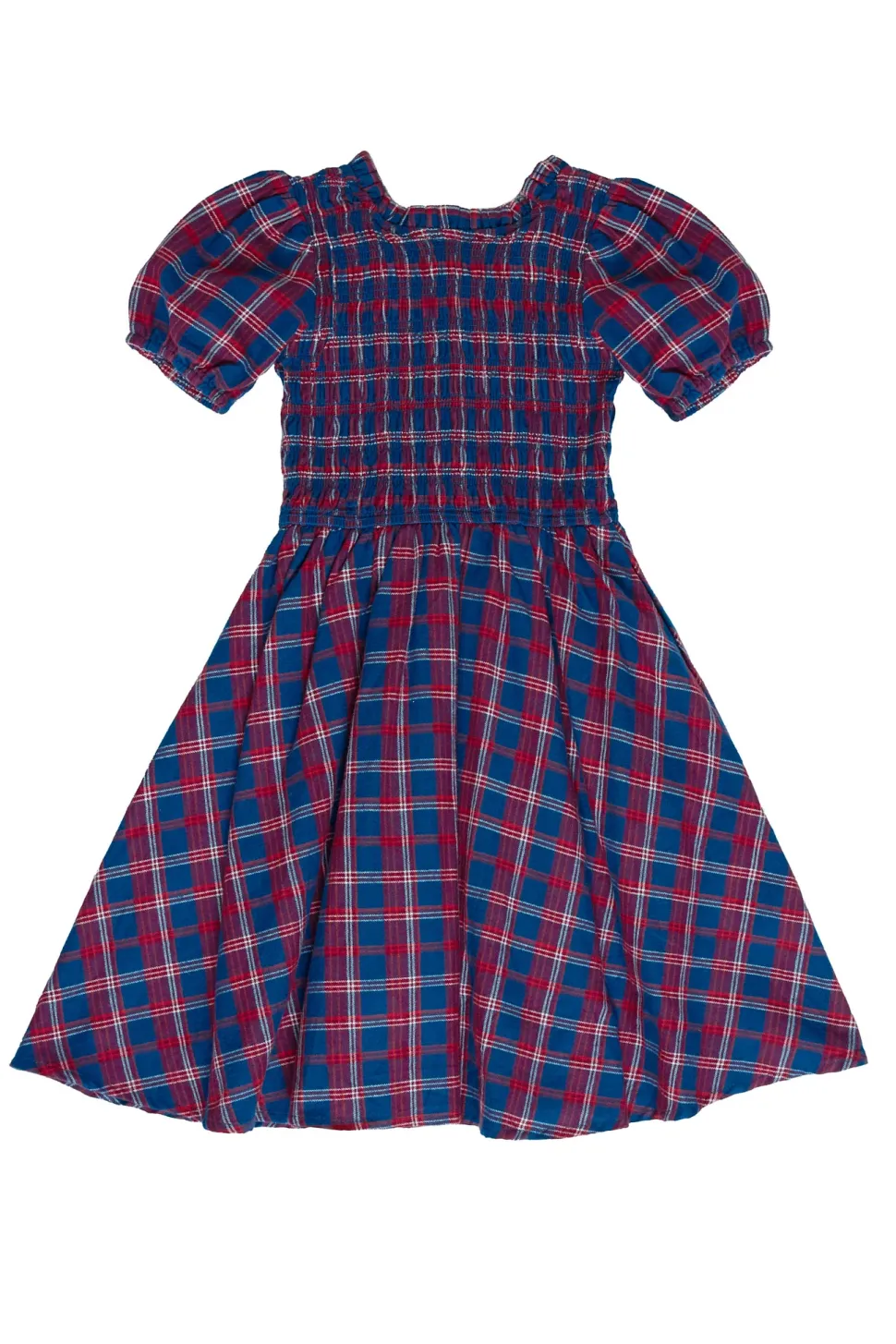 Mini Mariah Dress in Mariner Tartan