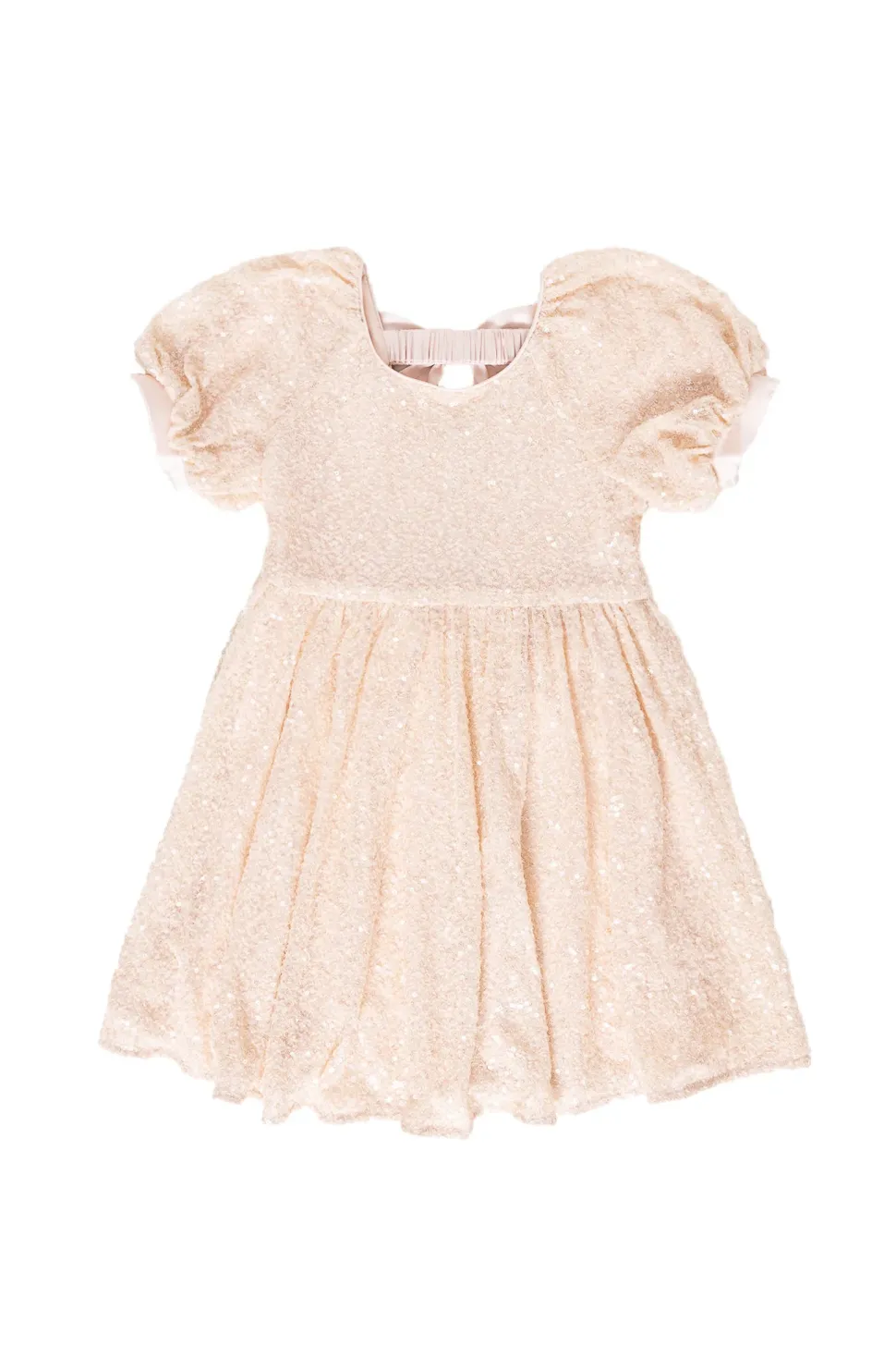Mini Marisol Dress in Cream Sequin