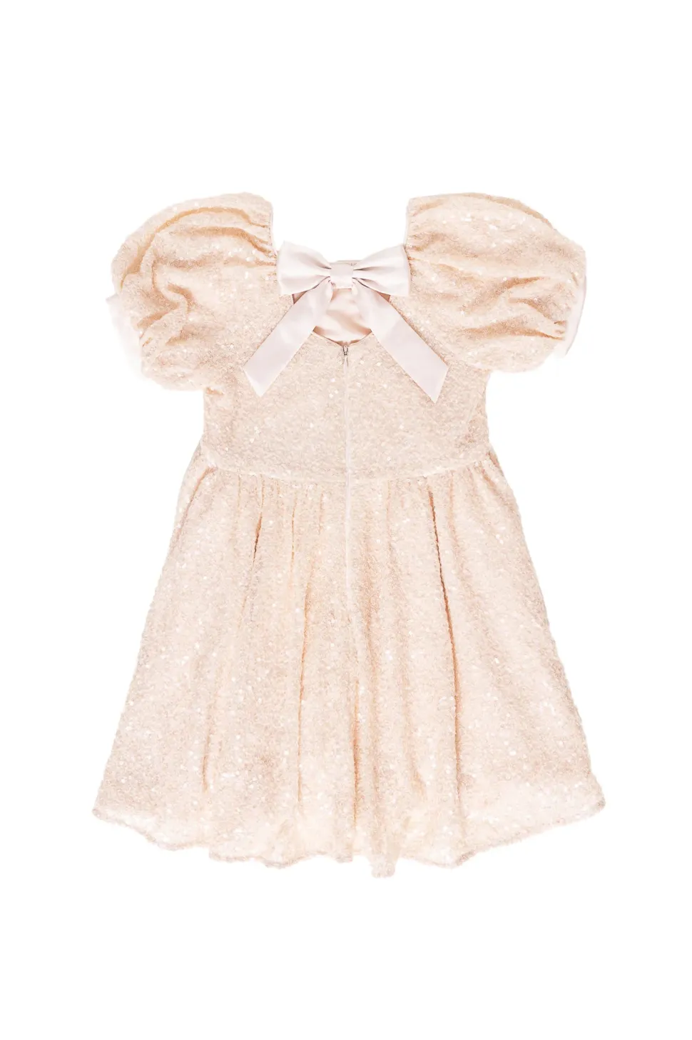 Mini Marisol Dress in Cream Sequin