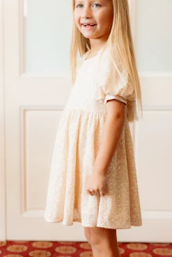 Mini Marisol Dress in Cream Sequin